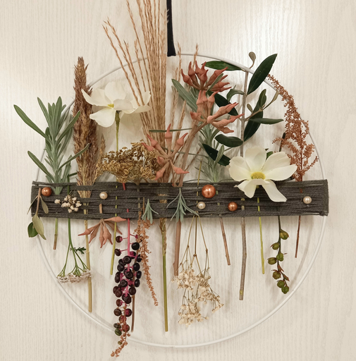 Rund & bunt: dein Trockenblumen-Loop