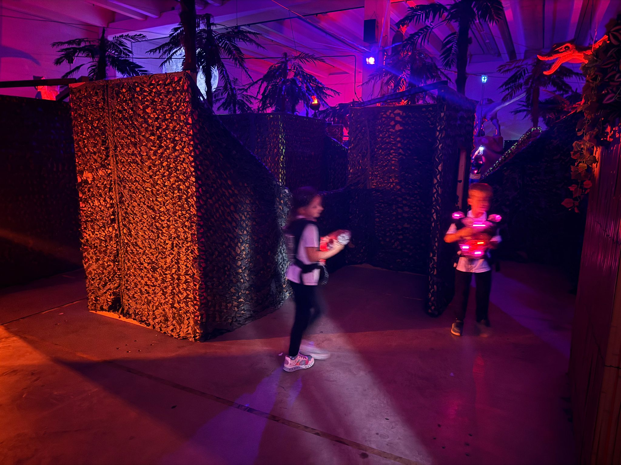 Abenteuer beim Lasertag