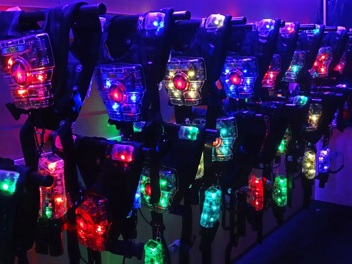 Abenteuer beim Lasertag